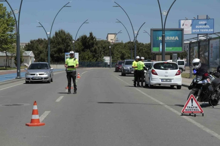 Ordu’da bir haftada 14 bin araç denetlendi
