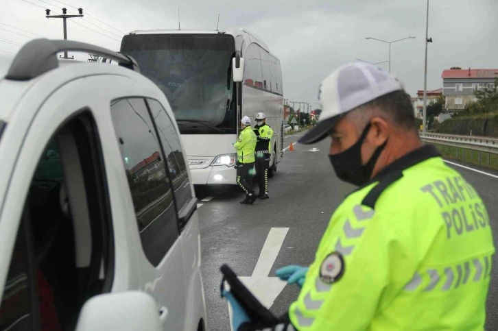 Ordu’da bir haftada 8 binden fazla araç denetlendi
