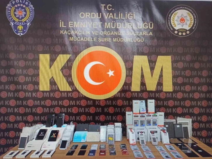 Ordu’da kacak cep telefonu ve elektronik ürünlere geçit yok
