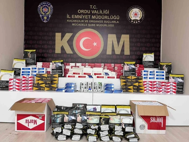 Ordu’da kaçak tütüne karşı mücadele
