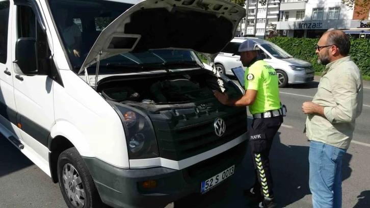 Ordu’da okul servislerine sıkı denetim
