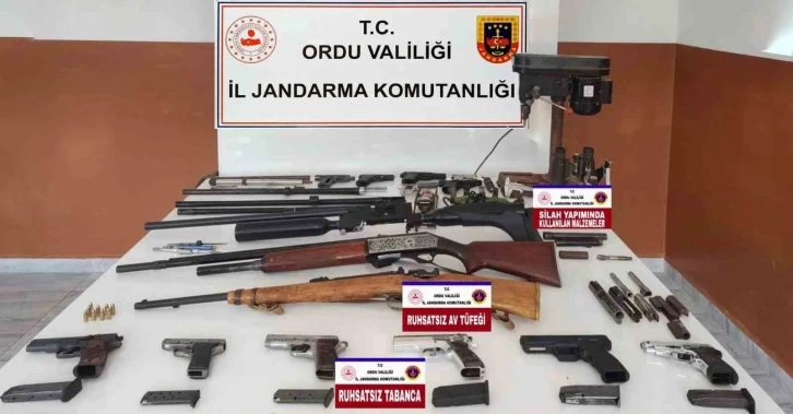 Ordu’da silah ve mühimmat kaçakçılığı operasyonu: 1 tutuklu
