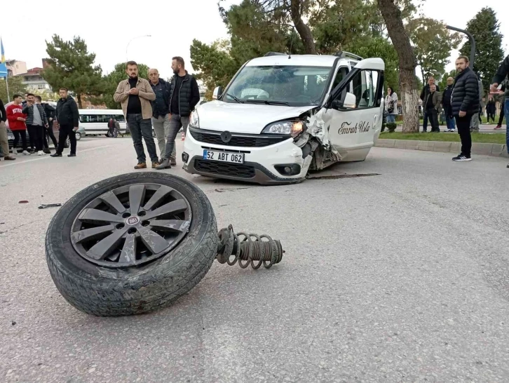 Ordu’da trafik kazası: 2 yaralı
