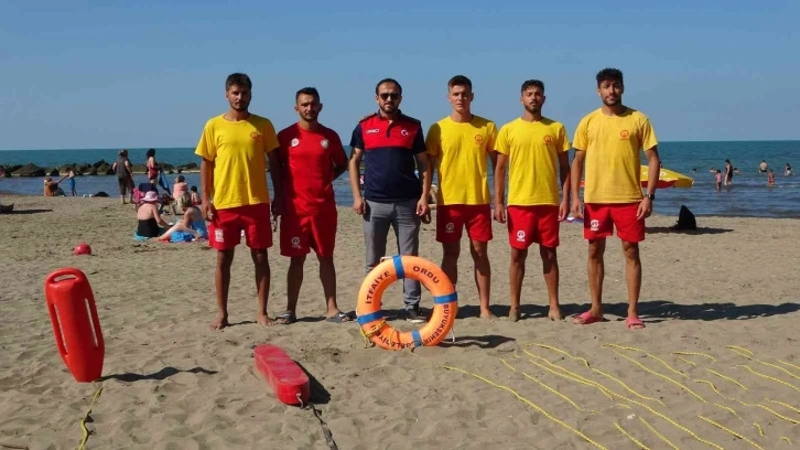 Ordu sahillerinde boğulma olaylarına anında müdahale ediyorlar
