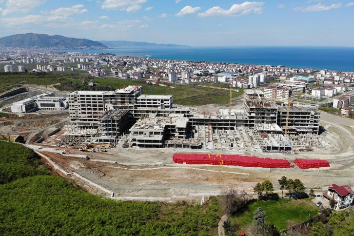 Ordu Şehir Hastanesi'nin yüzde 85'i tamamlandı