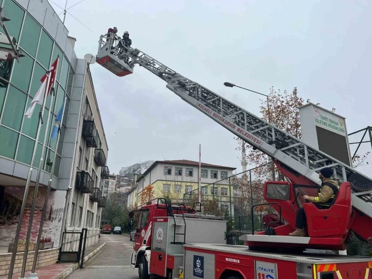 Orman İşletme’de yangın tatbikatı
