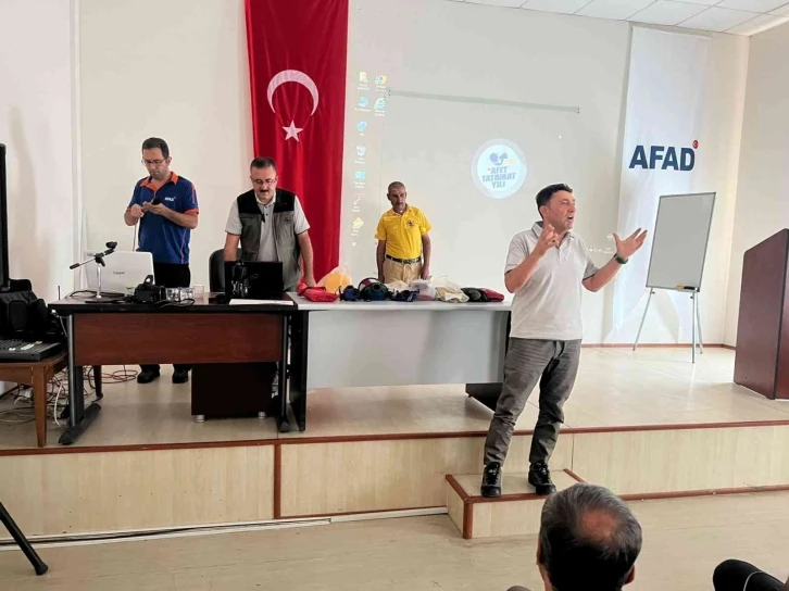 Orman İşletme Müdürlüğü ile AFAD’dan ortak yangın müdahale eğitimi
