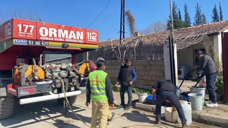 Orman muhafaza memurları deprem bölgesinde
