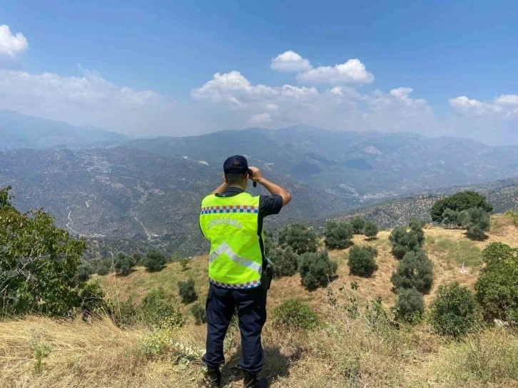 Orman yangınlarına karşı jandarmadan sıkı denetim
