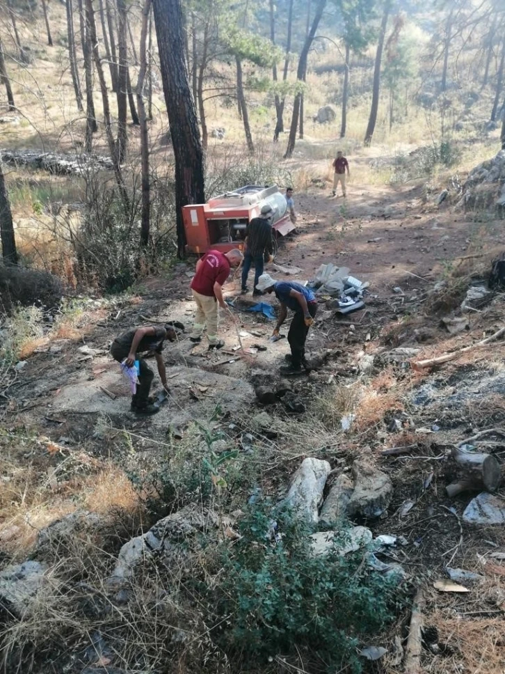 Ormana çöp atanlara ceza yağdı
