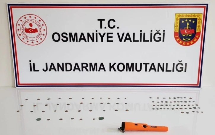 Osmaniye’de 88 adet sikke ele geçirildi
