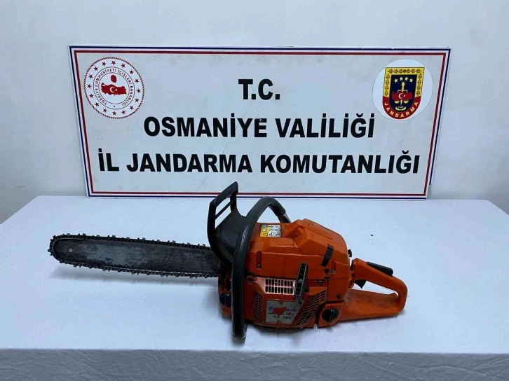 Osmaniye’de hızar makinesi çalan şüpheli yakalandı
