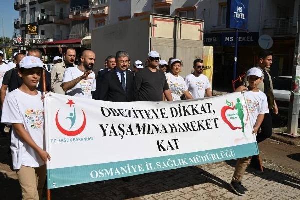 Osmaniye’de sağlıklı beslenme ve hareketli yaşam yürüyüşü