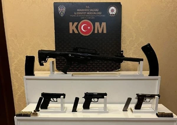 Osmaniye’de silah kaçakçılığı operasyonu: 4 gözaltı