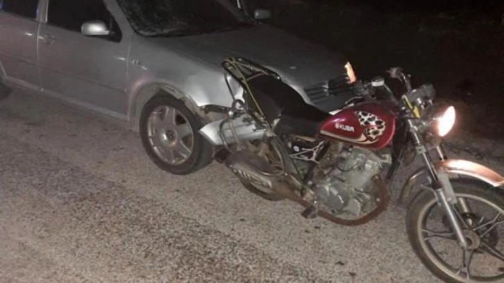 Osmaniye’de otomobil motosiklete çarptı: 2 yaralı