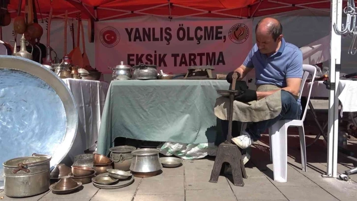 Osmanlı mesleği bakır kalaycılığının Kırıkkale’deki son temsilcisi Ahmet usta
