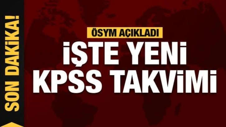 ÖSYM, yeni KPSS takviminin başlayacağı tarihi duyurdu