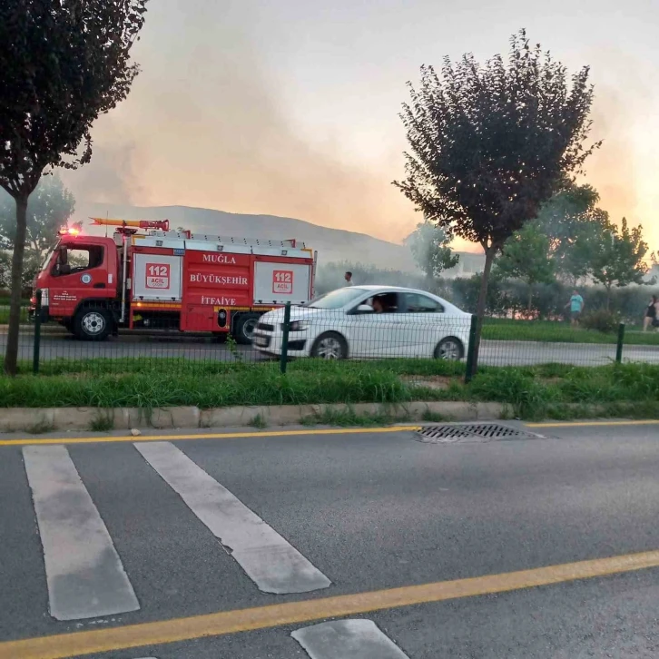 Otluk alanda çıkan yangın ekiplerin zamanında müdahalesi ile söndürüldü
