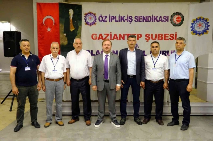 Öz İplik-İş Sendikası Gaziantep Şubesi 10’uncu Olağan Genel Kurulu gerçekleşti
