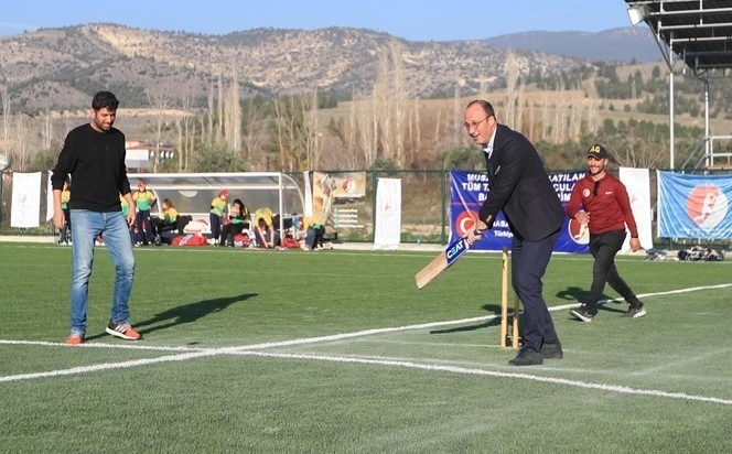 Pamukkale kriket heyecanına ev sahipliği yaptı
