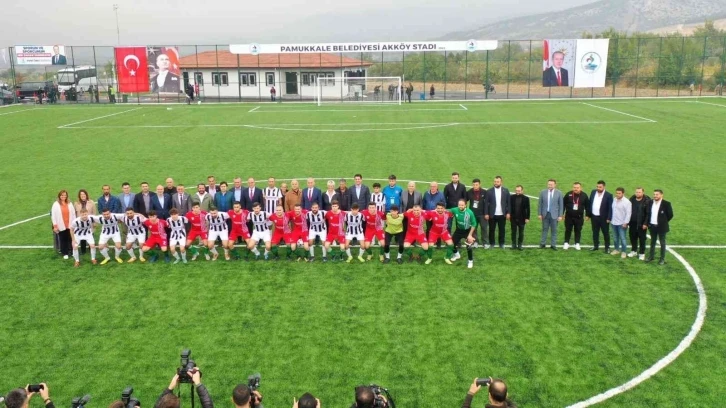 Pamukkale’ye FİFA standartlarında zemine sahip stat kazandırdı
