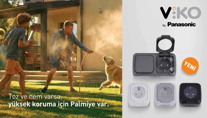 Panasonic, yeni tasarımı Viko Palmiye serisini satışa sundu
