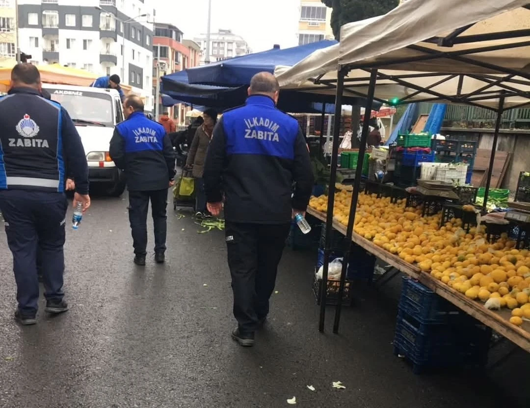 Pazar yerlerine gramaj ve etiket denetimi
