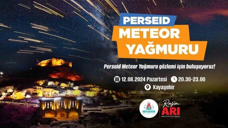 Perseid meteor yağmuru Kayaşehir’de gözlemlenecek
