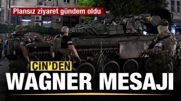 Plansız ziyaret gündem oldu! Çin'den son dakika Wagner açıklaması!