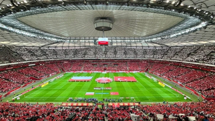 Polonya - Türkiye maçını 48 bin 677 taraftar takip etti
