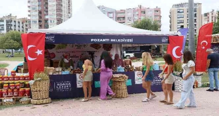 Pozantı’nın organik lezzetler standına yoğun ilgi