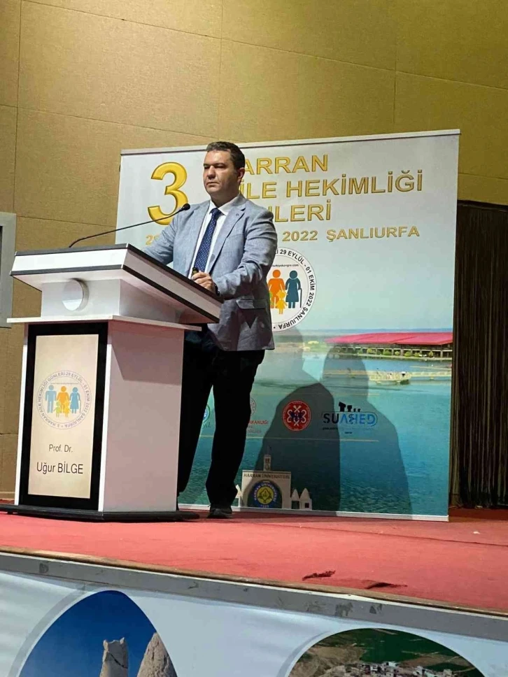 Prof. Dr. Uğur Bilge Şanlıurfa’da 3. Harran Aile Hekimliği Günleri Kongresine katıldı
