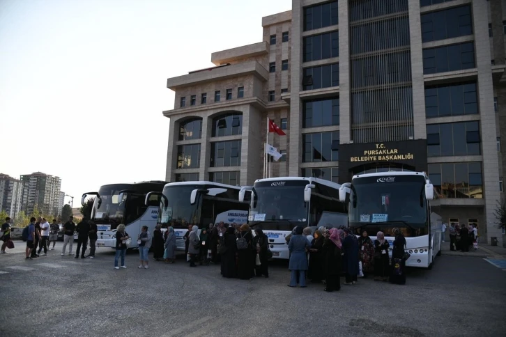 Pursaklar Belediyesi, ilçede yaşayan vatandaşlar için gezi düzenledi
