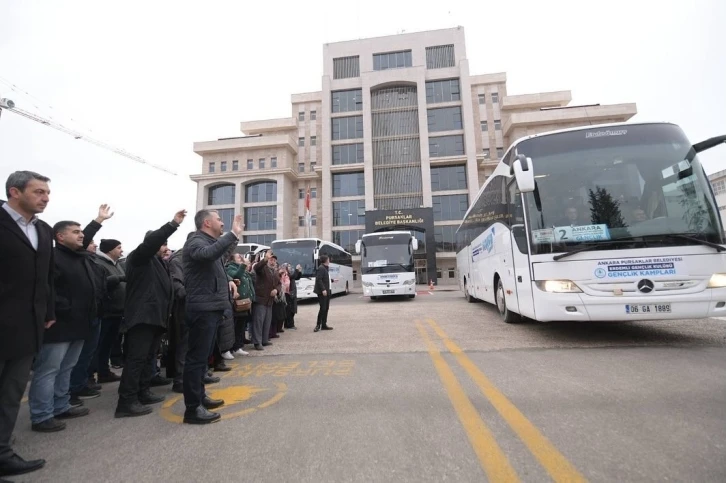 Pursaklar’ın genç kampçıları Çanakkale yolcusu
