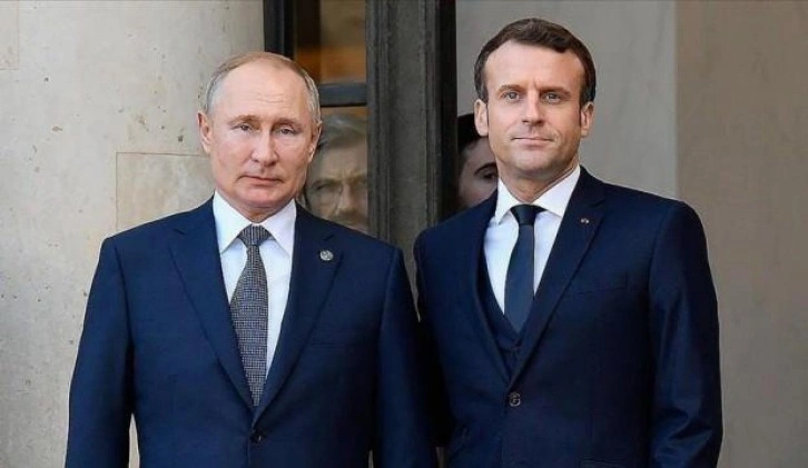 Putin ve Macron, Ukrayna'daki durumu görüştü