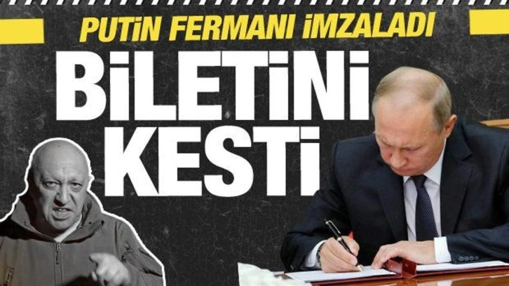 Putin Wagner lideri Prigojin'in ölüm fermanını imzaladı