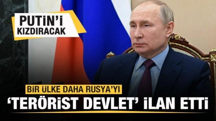 Putin'i kızdıracak! Bir ülke daha Rusya'yı 'terörist devlet' ilan etti