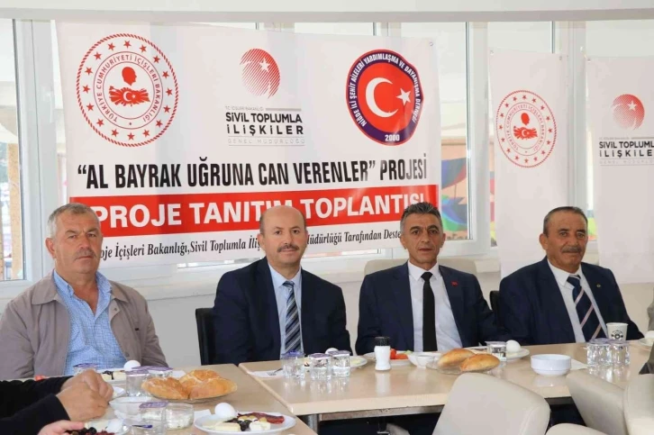 "Al Bayrak uğruna can verenler" Projesi başlıyor
