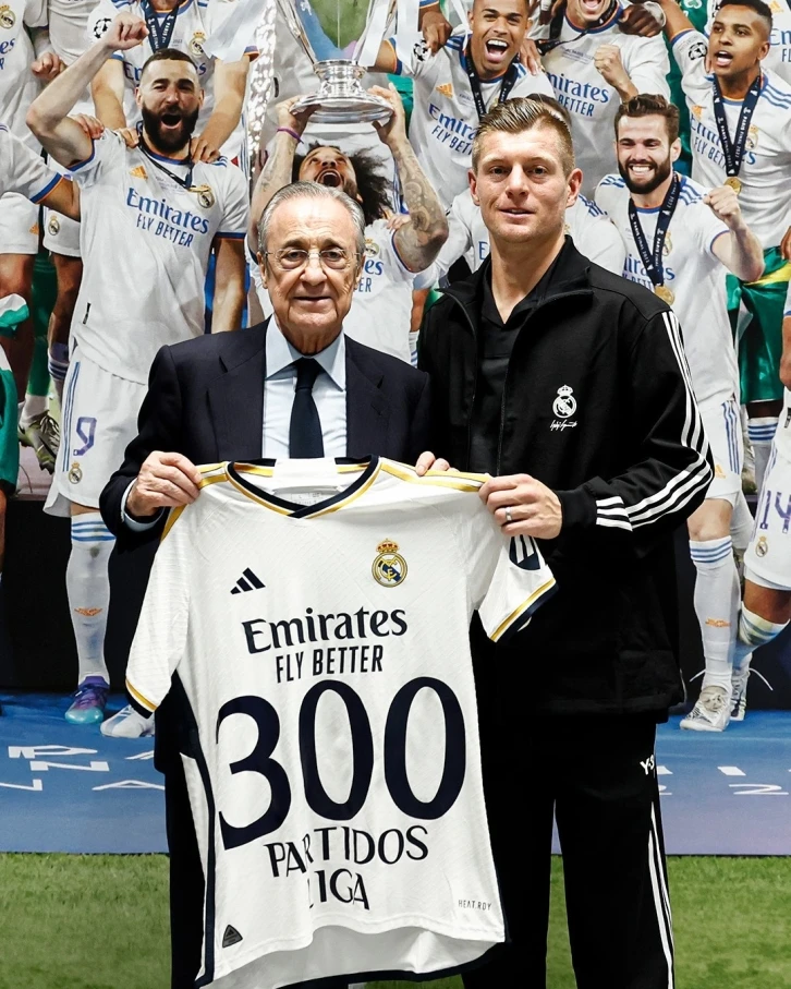 Real Madrid’de Toni Kroos 300, Luka Modric ise 350. maçına çıktı
