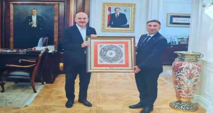 Rektör Demir İçişleri Bakanı Soylu ile bir araya geldi