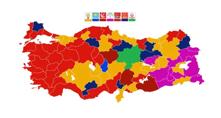 Resmi Olmayan Sonuçlara Göre İllerde Seçim Sonuçları Kesinleşti