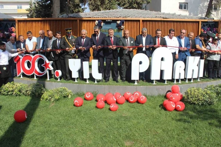 Reyhanlı’da 100. yıl parkının açılışı gerçekleştirildi
