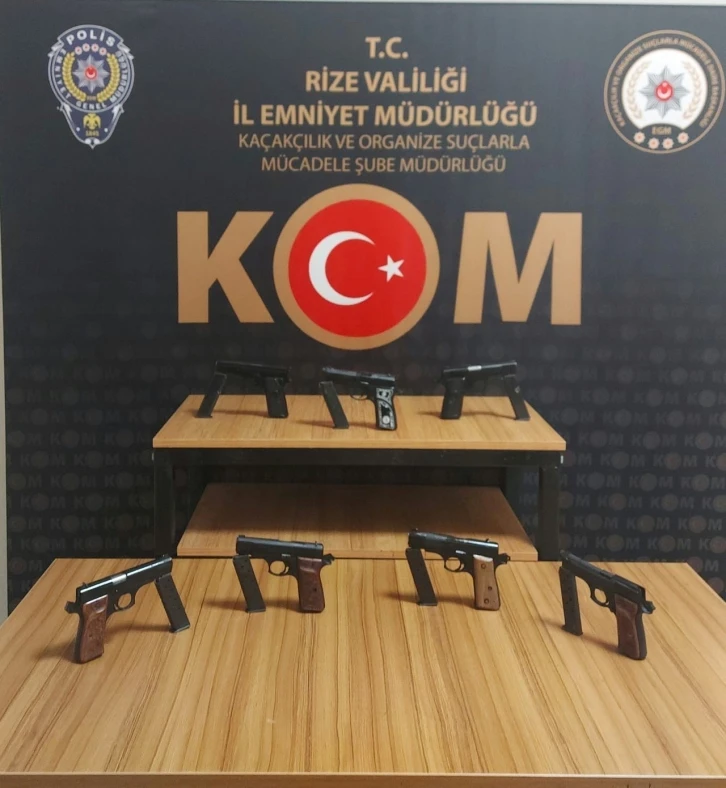 Rize’de silah kaçakçılığı operasyonunda 1 tutuklama
