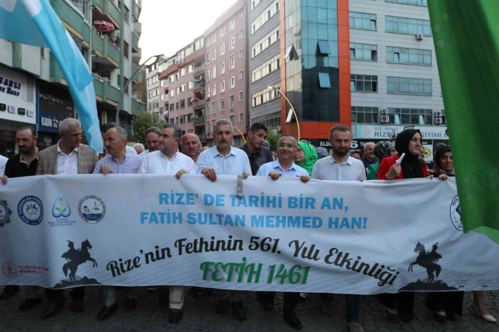 ­ Rize’nin Fethi’nin 561’inci yılı kutlandı
