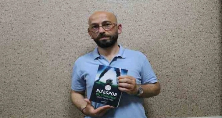 Rizeli araştırmacı, Rizespor’un 55 sezonluk maç istatistiklerini kitap haline getirdi