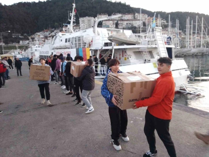 Rodos’tan depremzedelere yardım seferberliği
