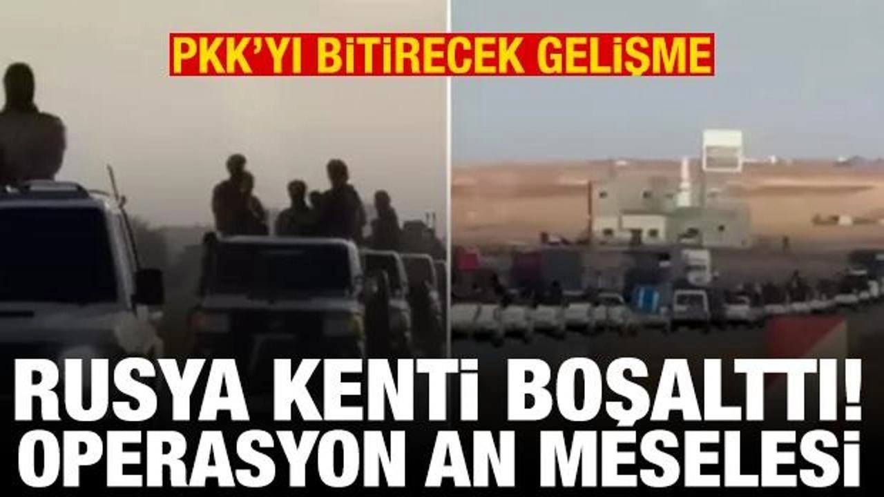 Rus güçleri Münbiç'ten çekildi! PKK'ya operasyon an meselesi