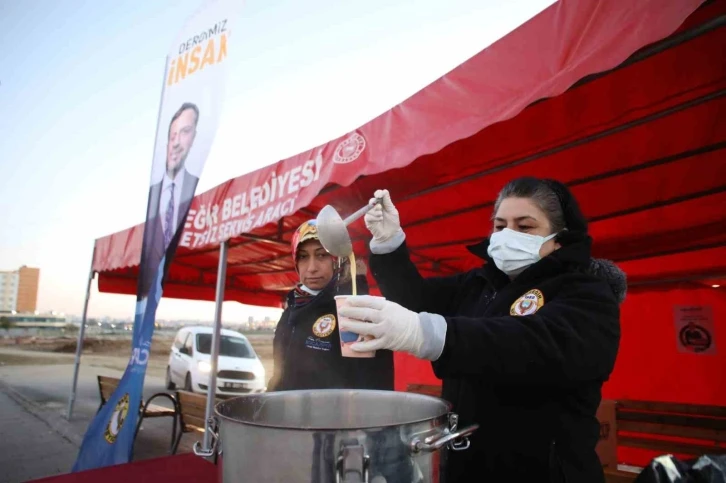 Sabah çorbası Yüreğir Belediyesi’nden
