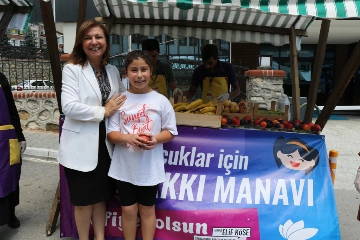 Safranbolu’da “Çocuklar İçin Göz Hakkı Manavı” kuruldu
