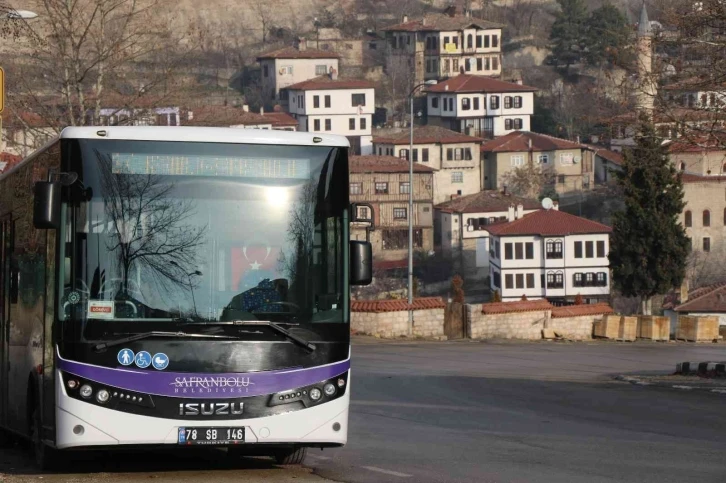 Safranbolu’da halk otobüsü sayısı 9’a çıkarıldı
